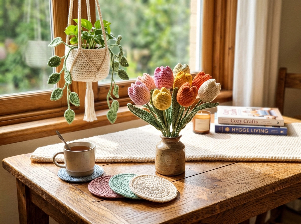 Handcrafted Crochet Floral Bouquet
